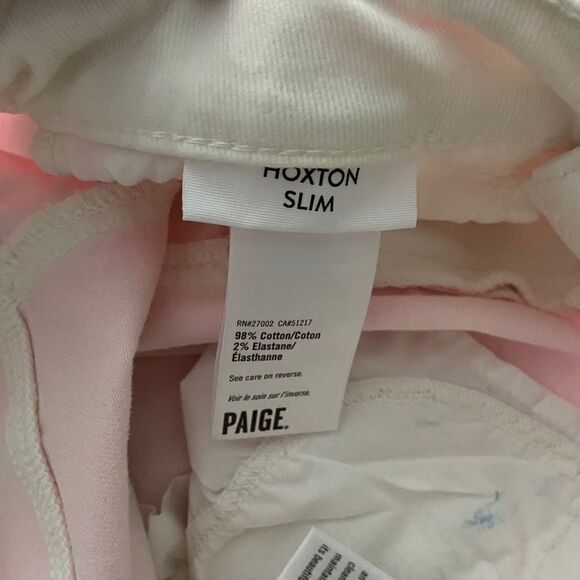 NEW Paige Hoxton Slim Raw Hem Sunset Ombre in Size 26 - Picture 8 of 9